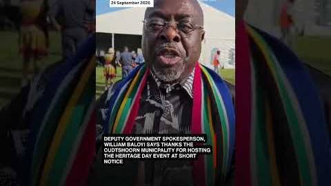 President Ramaphosa to delivcer keynote address at Heritage Day Celebrations.  #sabcnews