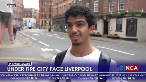 Under fire City face Liverpool