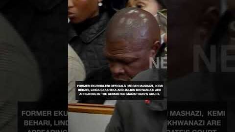 Former Ekurhuleni officials appear in the Germiston Magistrate's Court.