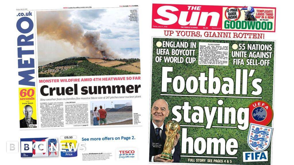 'Cruel summer' and 'Football's staying home'