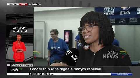 DA Federal Congress | DA is set to elect new leadership - Ntlantla Kgatlhane reports