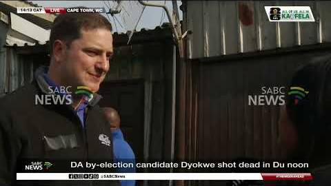 LGE 2026| DA Leader visits site of by-election candidate shooting in Dunoon