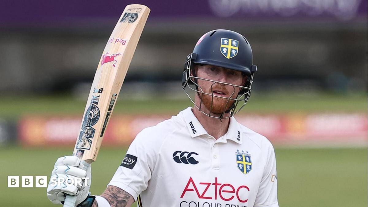 Stokes hits 95 for Durham while England struggle