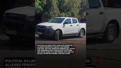 Alleged fraudster Janitha Van Reenen Coetzee arrested