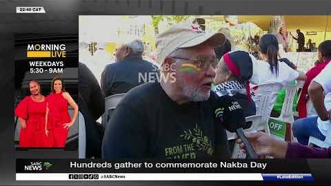 Hundreds gather to commemorate Nakba Day