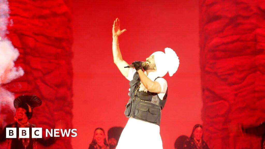 Diljit Dosanjh makes history under the famous Wembley arch