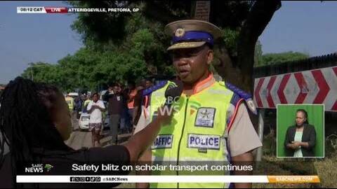 Safety blitz on scholar transport continues in Pretoria