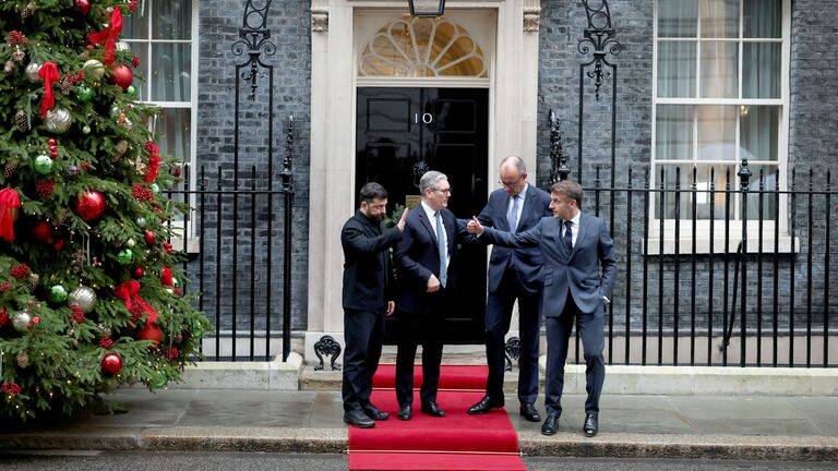 Zelensky Meets European Leaders to Discuss US-Authored Peace Proposal