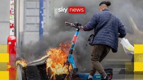 Protests in Brussels over government policies