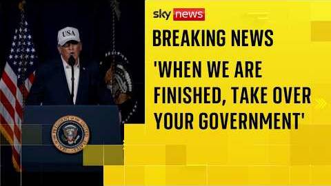 Donald Trump confirms US strikes on Iran