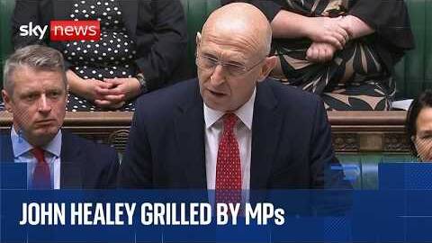 UK defence secretary faces questions in the Commons