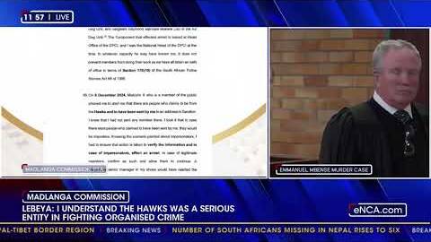 Godfrey Lebeya confirms that he sent Hawks officers to verify the arrest of Katiso &ldquo;KT&rdquo; Molefe