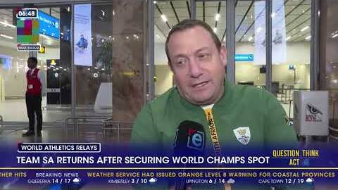 Team SA returns after securing World Champs spot