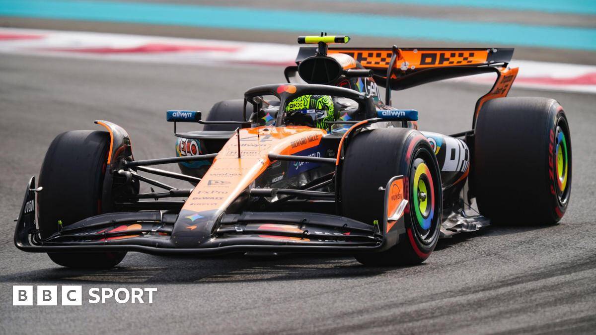 Norris just edges Verstappen in Abu Dhabi practice