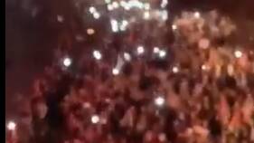 US-based son of Iran&rsquo;s shah urges govt workers to join protests, flags swapped in London