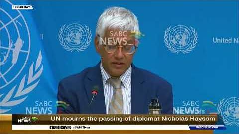 UN mourns passing of diplomat Nicholas Haysom