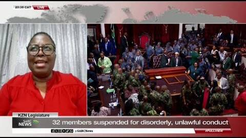 Chaos erupts in  KZN  Legislature:  Nontembeko Boyce