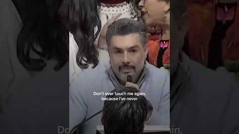 Lawmakers scuffle during Mexico City congress session