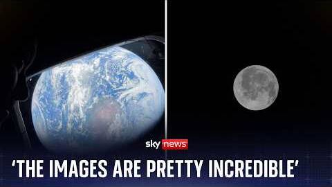 Artemis II crew view features of moon 'never seen with human eyes'