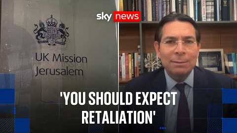 Israeli UN envoy warns UK involvement in region will suffer after settlement sanctions