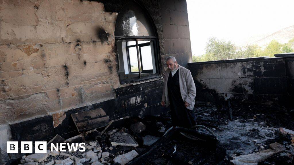 Israeli settlers set fire to mosques, cars and farm land in West Bank, Palestinians say