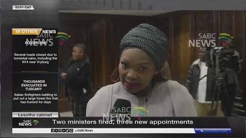 Lesotho Cabinet | Two ministers fired, three new appointments