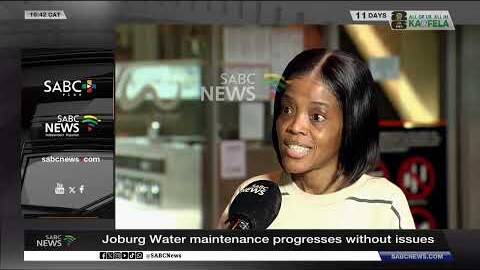 Johannesburg Water on schedule with infrastructure maintenance program