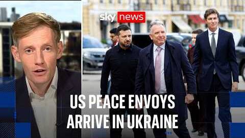 US envoys Steve Witkoff and Jared Kushner arrive in Kyiv