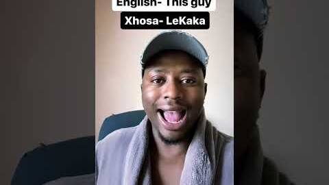 Xhosa Tutorial