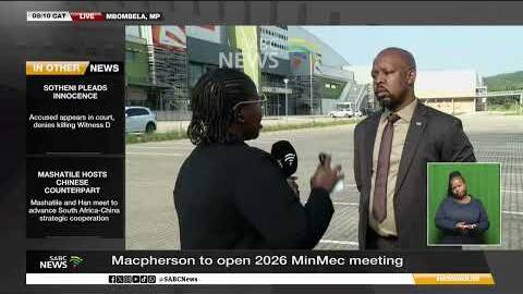 Minister Macpherson to open 2026 Public Works MinMec in Mbombela - Nonhlanhla Jele reports