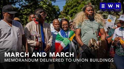 March and March conduct anti-illegal immigration picket to Union Buildings