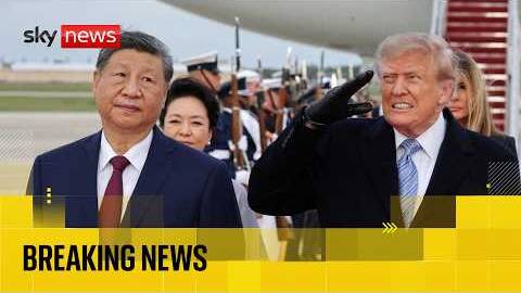 Donald Trump welcomes Xi Jinping to the US
