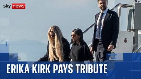 Charlie Kirk's widow pays tribute to 'perfect' husband