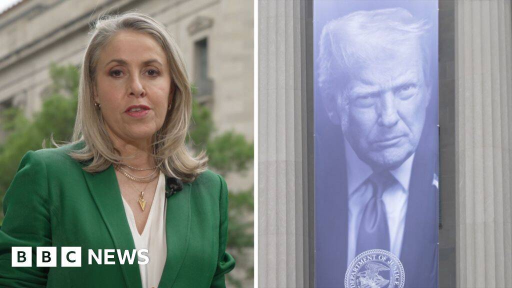 How Trump is transforming Washington - by adding his face everywhere
