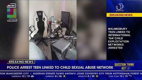 Police arrest teen linked to child sexual abuse network.