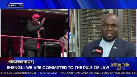 Msimanga: We will not in any way shape or form defend wrongdoing