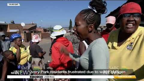 Ivory Park residents frustrated due to water outages