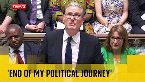 'This is the end of my political journey': Sir Keir Starmer applauded at final PMQs