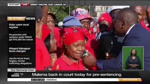 Firearm Discharge Case | More EFF members trickle in to support their leader