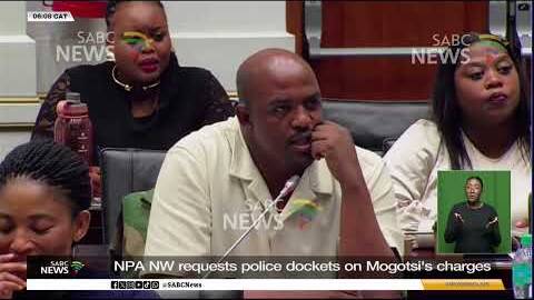 NPA NW requests police dockets on Mogotsi's charges