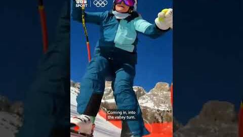 A POV Olympic skiing lesson!