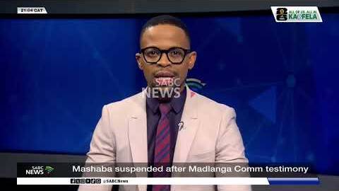 Mashaba suspended after Madlanga Commission testimony