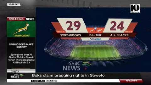 Rugby's Greatest Rivalry | Boks beat All Blacks 29-24