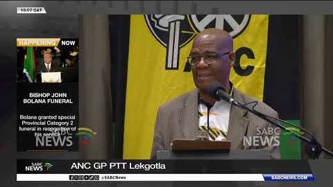 ANC Gauteng Lekgotla | Regional Chairperson apologises to residents for water outages