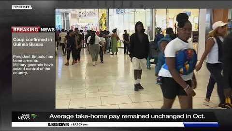 Average take-home pay remains unchanged in October