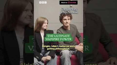 Gabriel Nagy and Ellie-May Sheridan decide on the best vampire power 🧛&zwj;♂️✨  - BBC