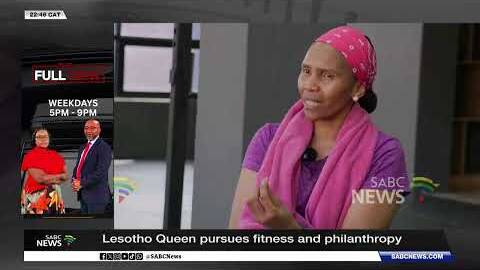 Lesotho Queen pursues fitness and philanthropy