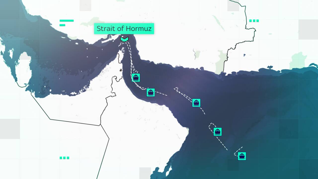 Ship tracking reveals tankers and millions of barrels of oil stuck in the Gulf