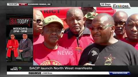 LGE 2026 | SACP launch North West manifesto