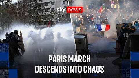 Over 400,000 take part in nationwide protests, says French government